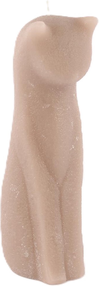 LUZ Rasteli Luz Your Cilinder Kaars Kat-Poes Roze D 9 cm H 25 cm