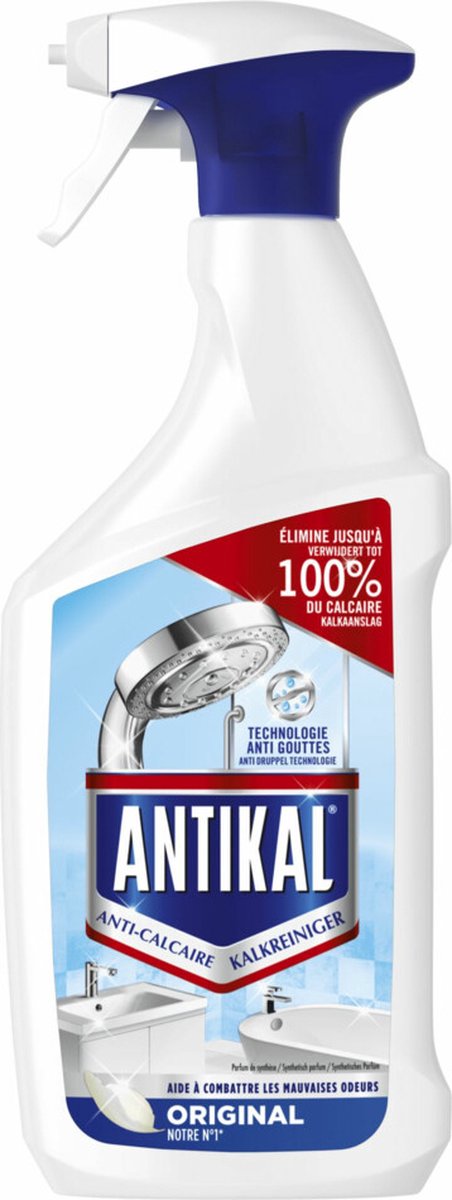 Antikal Original Spray Om Tot 100% Kalkaanslag Te Verwijderen 800 ML