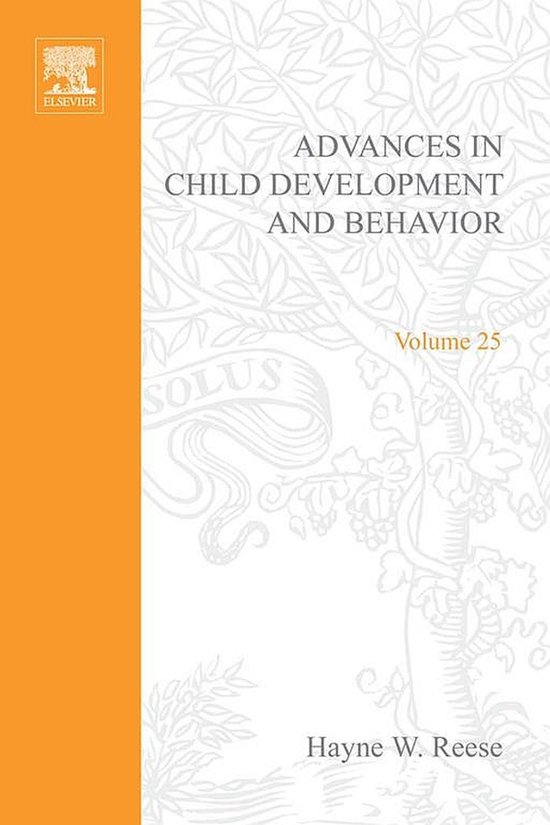 Advances in Child Development and Behavior - cover