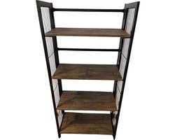 Boekenkast - Industrieel - Opbergkast - Opbergrek - Boekenrek - Boekenplank