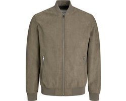 Jack & Jones - Heren Jas zomer Tano Bomber - Bruin - Maat M
