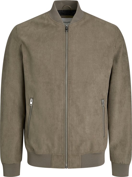 Jack & Jones - Heren Jas zomer Tano Bomber - Bruin - Maat M