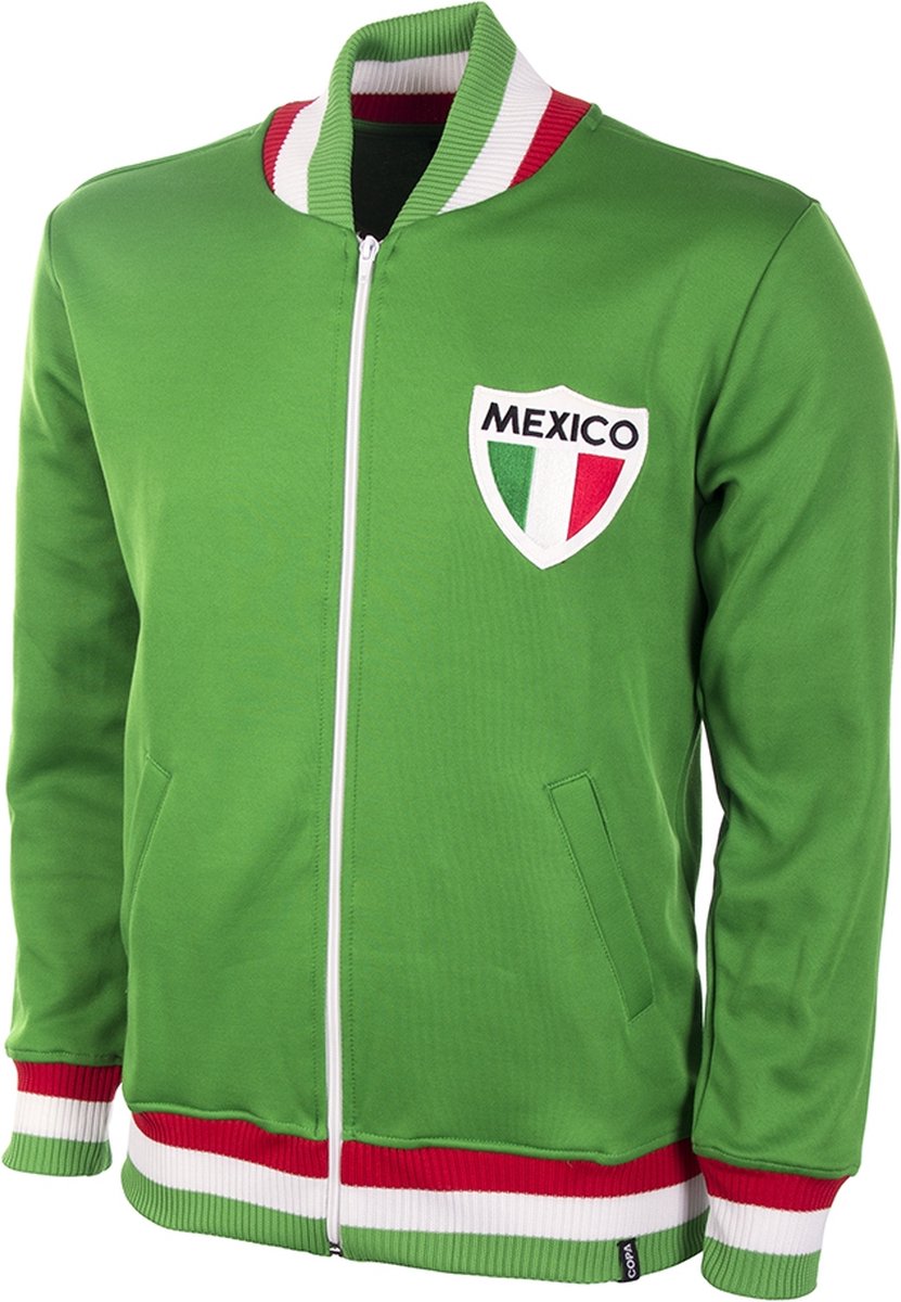 831x1200.jpg COPA Football - Mexico 1970's - Retro Voetbalvest - Heren - S - Groen - Afbeelding 1