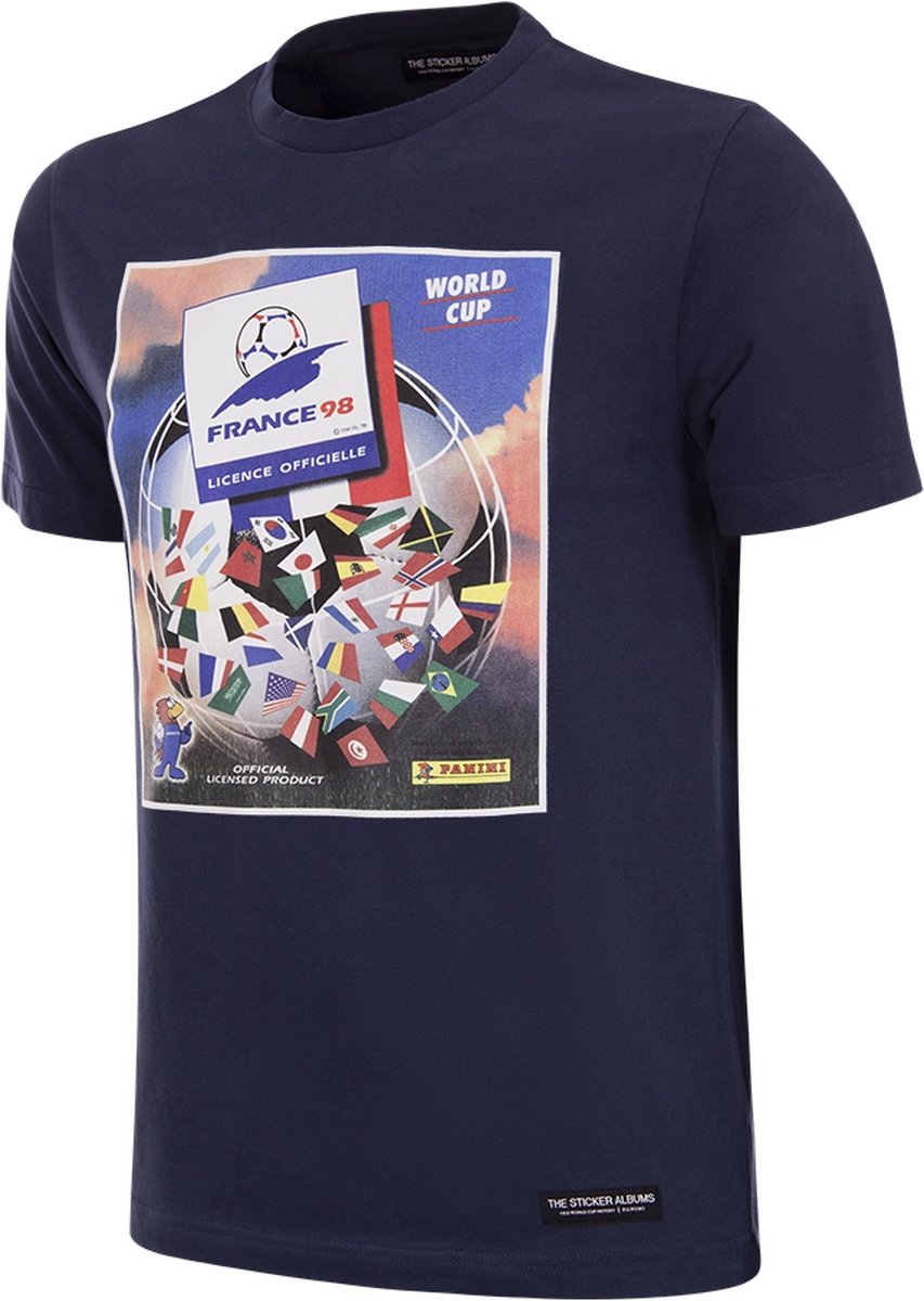853x1200.jpg COPA - Panini FIFA Frankrijk 1998 WK T-shirt - Heren - Blauw - XL - Afbeelding 1