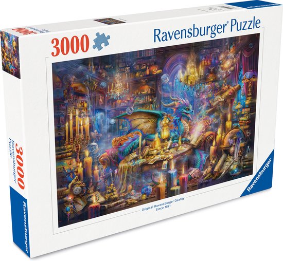 Puzzle Jumbo 3000 Pièces - Plaisir De L'hiver - Complet - Occasion