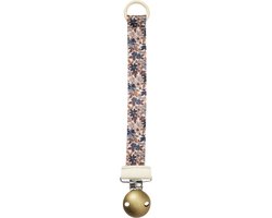 Elodie Fopspeenketting Hout - Fopspeenketting- Speenkoord - Speenclip - Fopspeenhouder -Blue Garden van Elodie — afbeelding 4