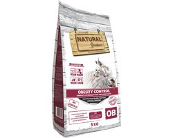 Kattenvoer Natural Greatness - Hypoallergeen, Graanvrij, Vetarm - 5 kg Obesitas Controle