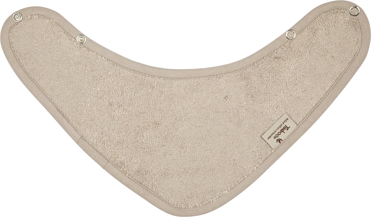 Timboo - Bandana slab 36x20cm - set van 4 - The cuddly softness of bamboo - Misty Rose / Sunrise Orange / Whisper Green / Feather Grey