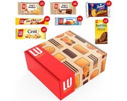 LU Festival koekjesdoos XL - koekjesmix - koek met chocolade - koek natuur - koekjespakket - 810g