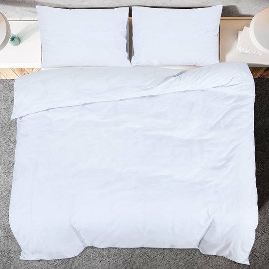 Fünf-Sterne-Luxushotel Bettwäsche-Set Weiße Satin streifen Baumwoll tücher mit B