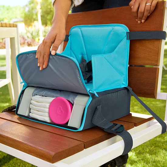 Munchkin Booster Seat - Stoelverhoger - Draagbaar Kinderzitje - Autozitje in Draagtasvorm van Munchkin — afbeelding 3