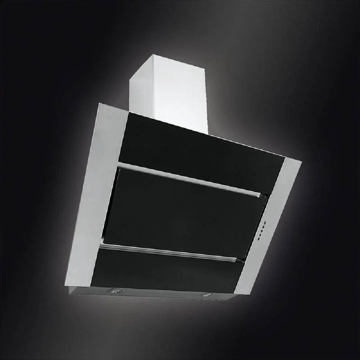 Baumann Afzuigkap Perfetta 60 Zwart EEK.A koploos wandkap Zwart glas LED 850m³/h