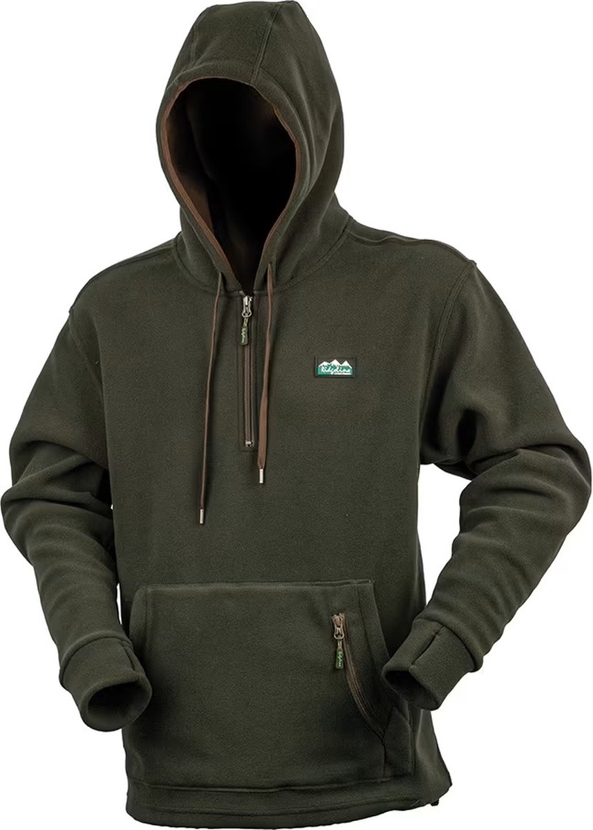 Ridgeline BALLISTIC FLEECE HOODIE Olijfgroen
