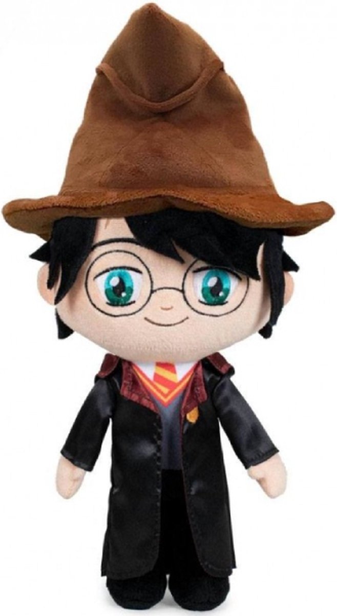 Harry Potter Sorteerhoed Pluche Knuffel 30 cm - Speelgoed Knuffels - Knuffelpop voor Kinderen Jongens Meisjes - Ron, Hermione, Voldemort, Hagrid, Snape, Dumbledore, Dobby