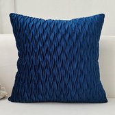 Blauw en wit Chinoiserie Pagode Ming Toile Aziatische kussensloop