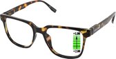Lunettes de lecture Vista Bonita Cubo Multifocal- Hub Havanna-+1.00-+2.00