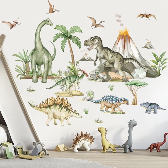 SHUCHING Muurstickers dinosaurus, cartoon-dino