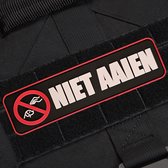 Always Prepared® Do not pet patch grand Velcro - 2 pièces - Convient aux harnais pour chiens