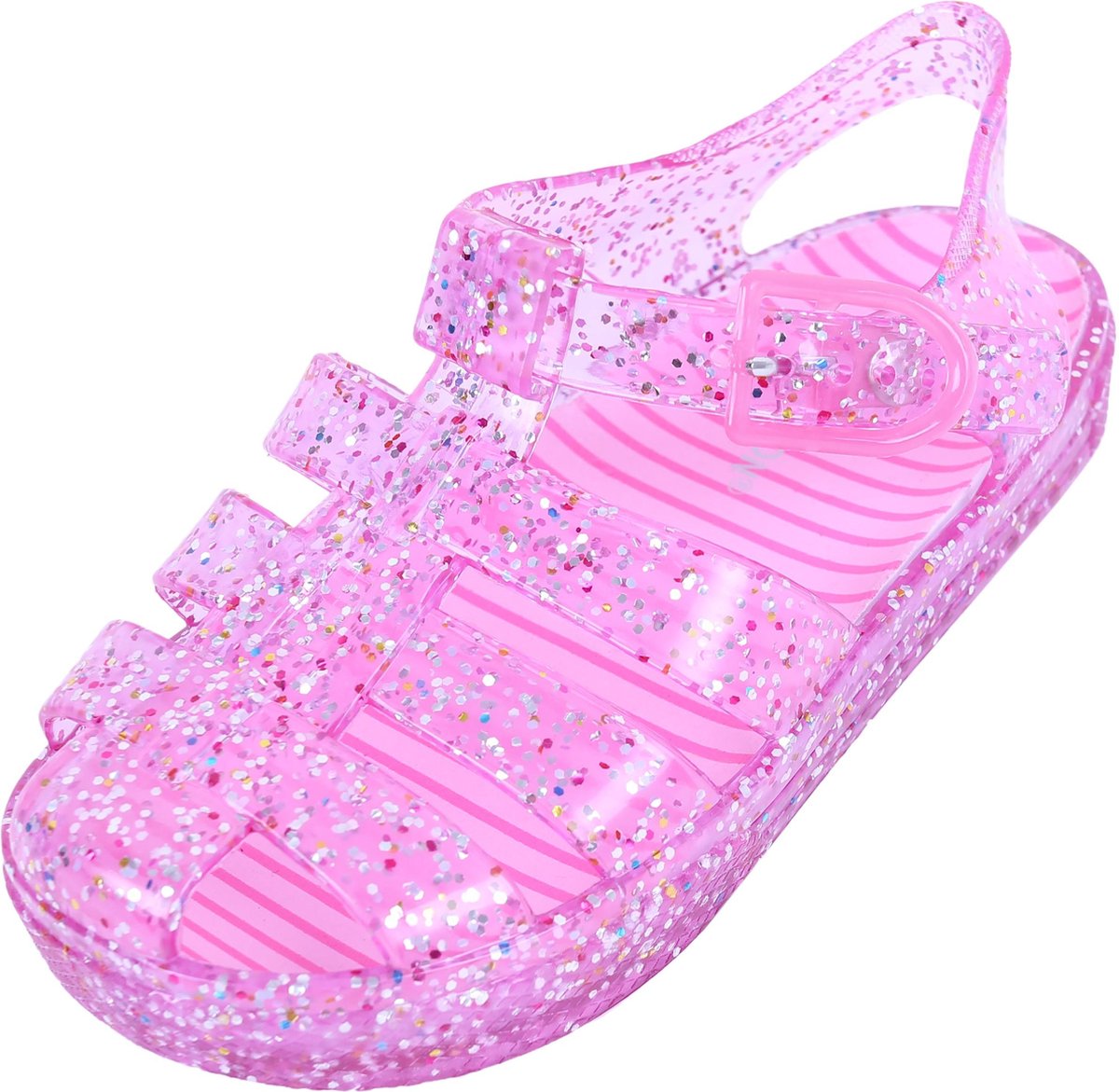 PRODUKT produkt Roze glitter sandalen