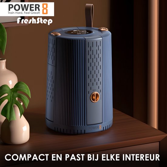 KQWVZ Elektrische Schoenendroger Met UV-sterilisatie - 360° Warmteblazer, Opvouwbaar, Timer 30-120 Min