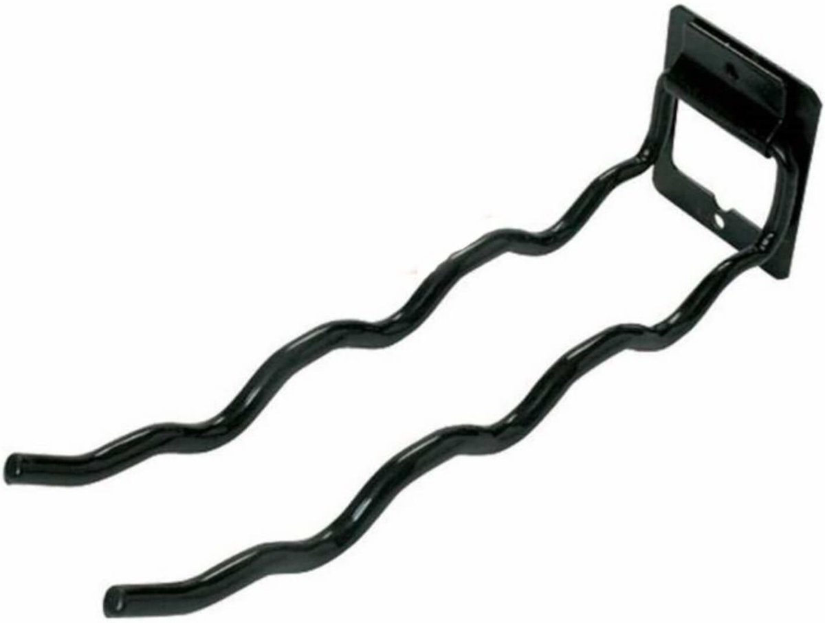 Tooltech Ophangbeugel voor gereedschap - Staal - Zwart - 330x90 mm - Kunststof coating