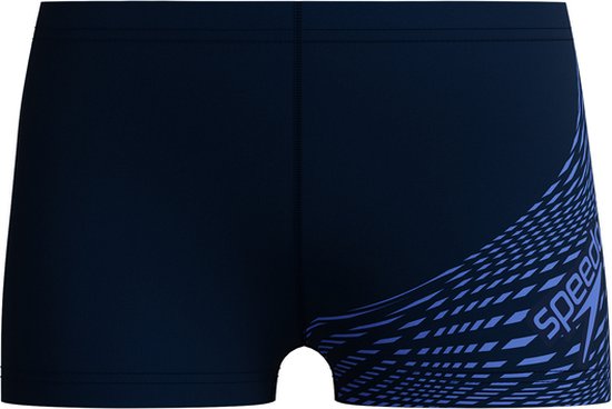 Maillot De Bain Speedo Medley Logo I Garçon - Noir/Ardesia - 9-10 Ans - Tissu Recyclé Résistant Chlore