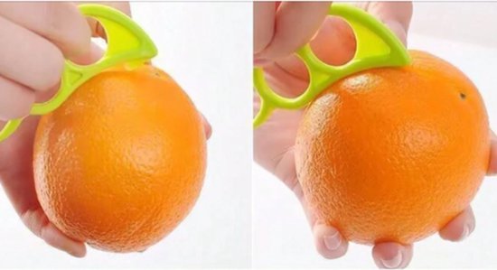 Éplucheur d'orange - Orange - Mandarine - Citroen - Agrumes - Peel - Peel - Peeler - Oranje - L'outil parfait pour un épluchage rapide et facile