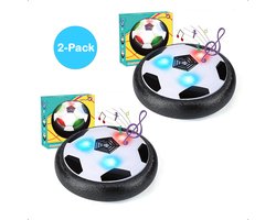 2-Pack Tech Essentials® Hover Bal - Led Verlichting & Muziek - 18 cm - Smart Ball Soccer Bot - Zwevende Air Voetbal - Spel - Zacht - Voor Binnen - Kinderen
