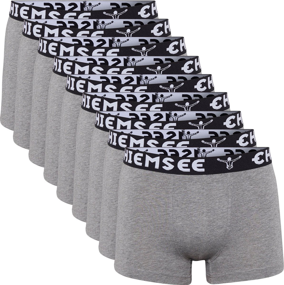 9 PACK Chiemsee boxershort heren boxerondergoed, regular fit retro shorts, set van 9