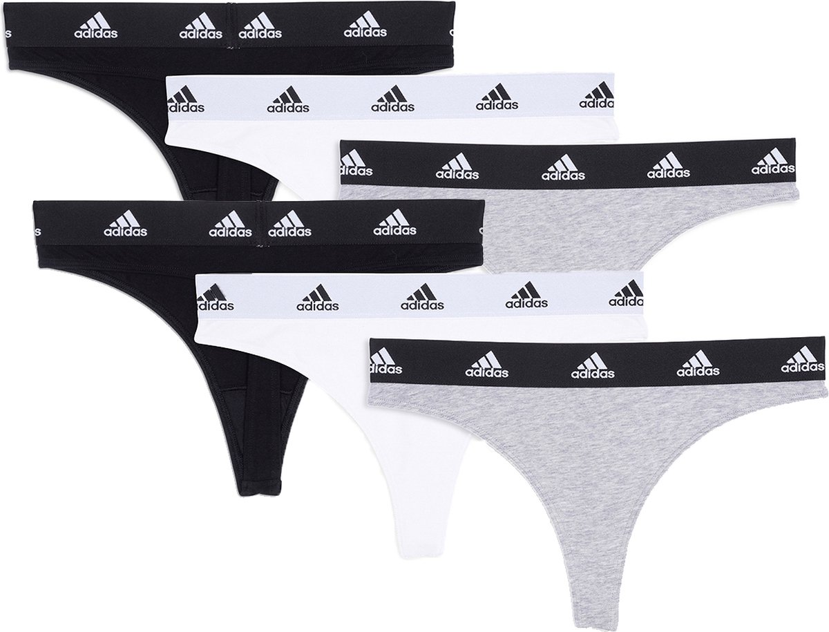 6 PACK Adidas Sportswear String Damesslips Stringondergoed