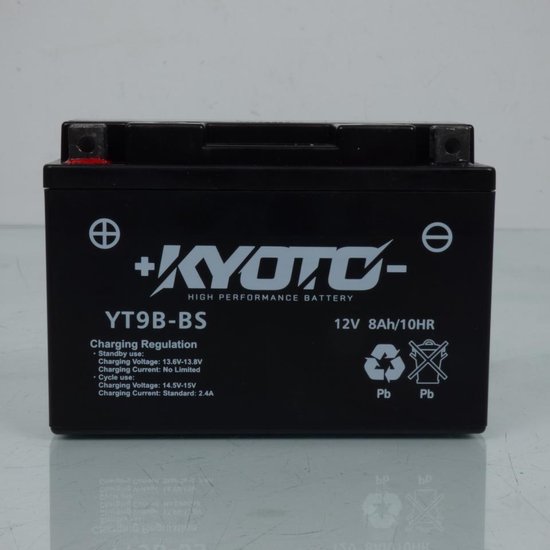 Batterie SLA Kyoto pour Moto Yamaha 750 YZF R7 1999 à 2002 YT9B-BS SLA ...
