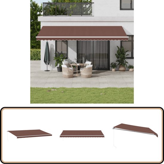 vidaXL Luifel Handmatig Uitschuifbaar 350 cm Antraciet Luifels Zonwering Kap vidaXL Luifel Handmatig Uitschuifbaar 350 cm Antraciet Luifels Zonwering Kap