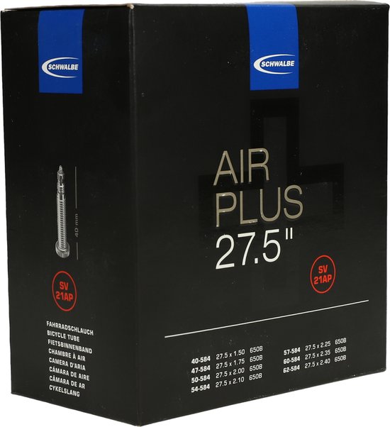 Binnenband Schwalbe SV21AP Air Plus 27.5 / 40/62-584 - 40mm ventiel van Merkloos — afbeelding 4