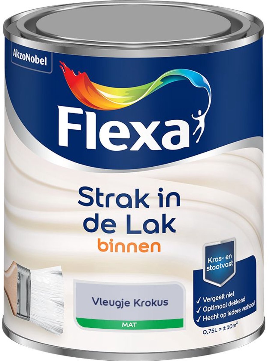 Flexa - Strak in de Lak Binnenlak Mat - Vleugje Krokus - Mengverf - 0.75 L