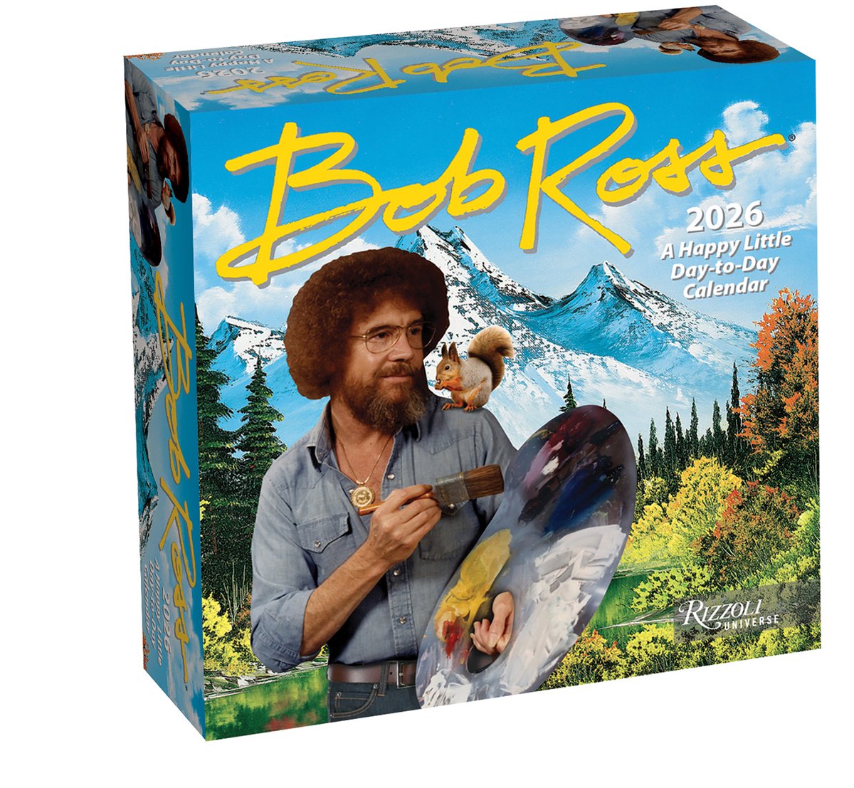 Bob Ross Boxed Kalender 2026