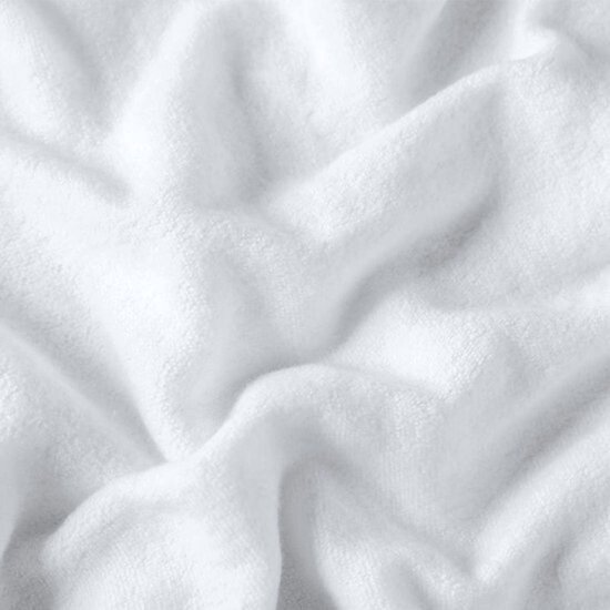 Dream Splittopper Split Topper Molton Protège Matelas - Imperméable - 180x210 cm + 12 cm - Wit - 100% Katoen Éponge Naturel - Haute Qualité -