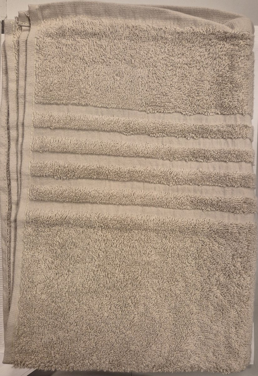HANDDOEK 2 stuks - 70x140cm - taupe