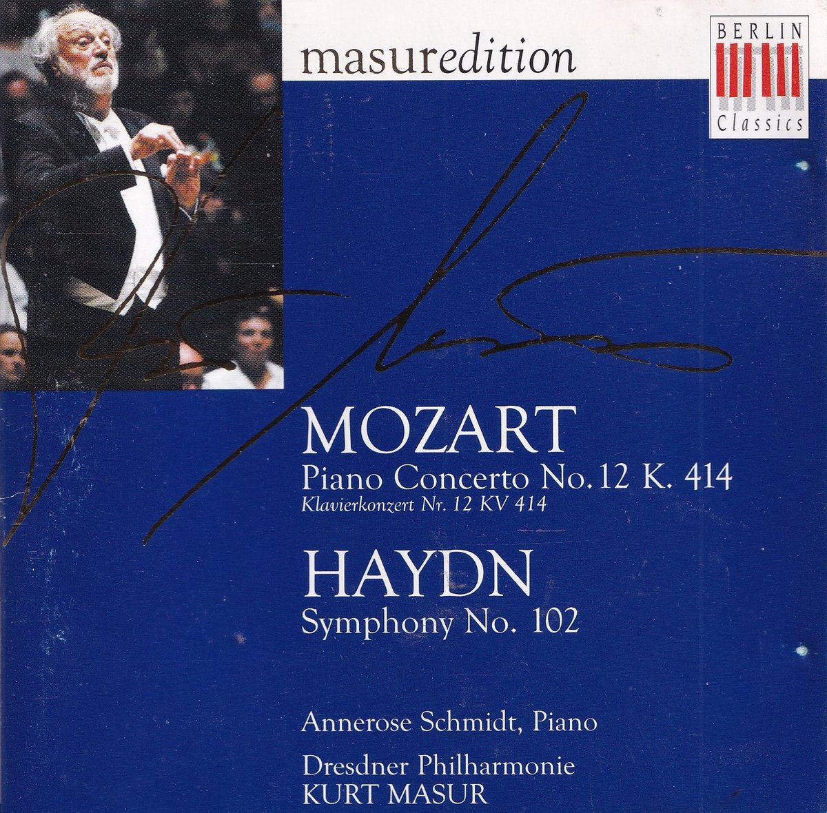Mozart: Piano Concerto No. 12; Haydn: Symphony No. 102