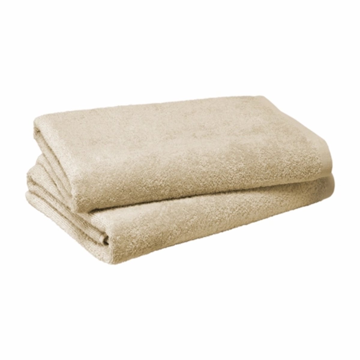 Douchelaken MOODIT Troy 70 x 140 cm Sand (Set van 2)