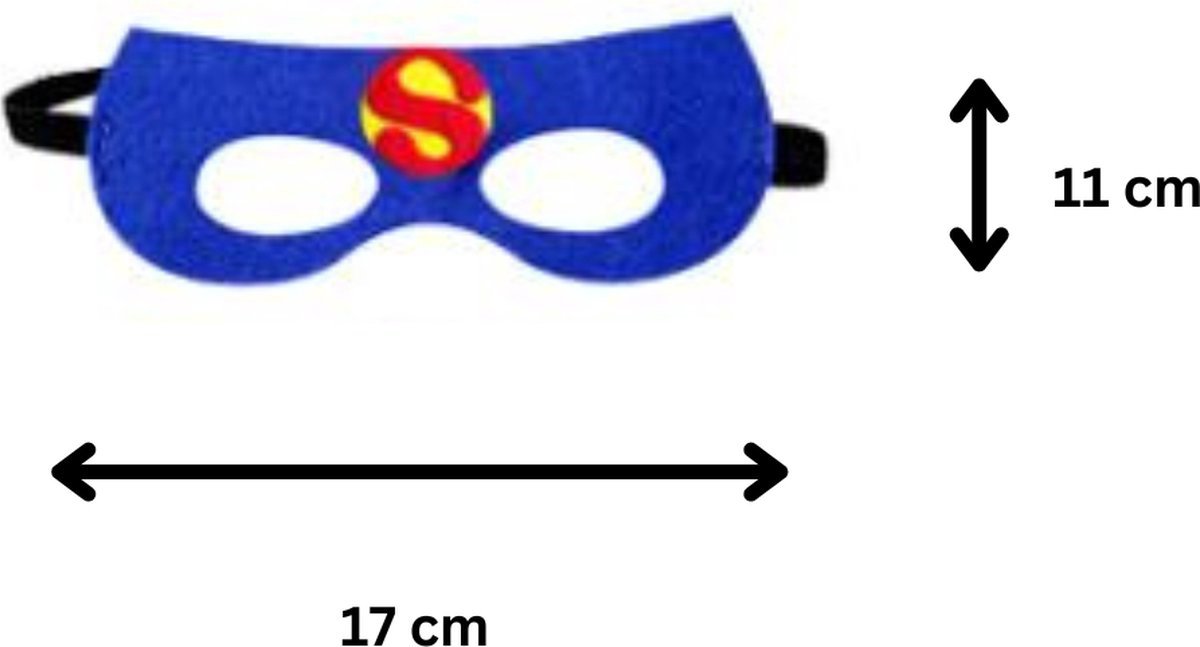 Joya Kids® Set van 2 Super en Groene Superheld Cape en Masker Set | Superhelden verkleedpak | Super en Green pak | Cape | Masker | Kostuum jongens — afbeelding 8