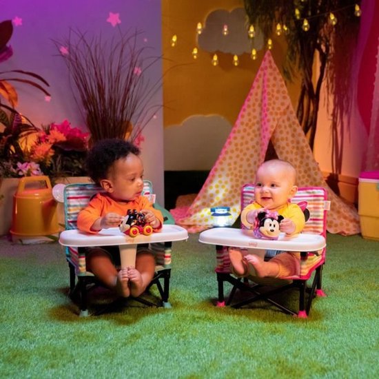 DISNEY BABY Mickey Mouse stoelverhoger - Pop 'n Sit Booster - binnen, buiten, praktisch en compact, snel opvouwbaar - Blauw — afbeelding 2