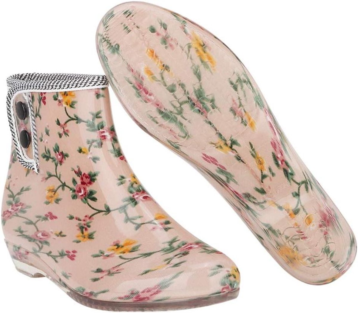 Waterdichte Regenlaarzen met Print Comfortabele Tuinschoenen voor Dames )