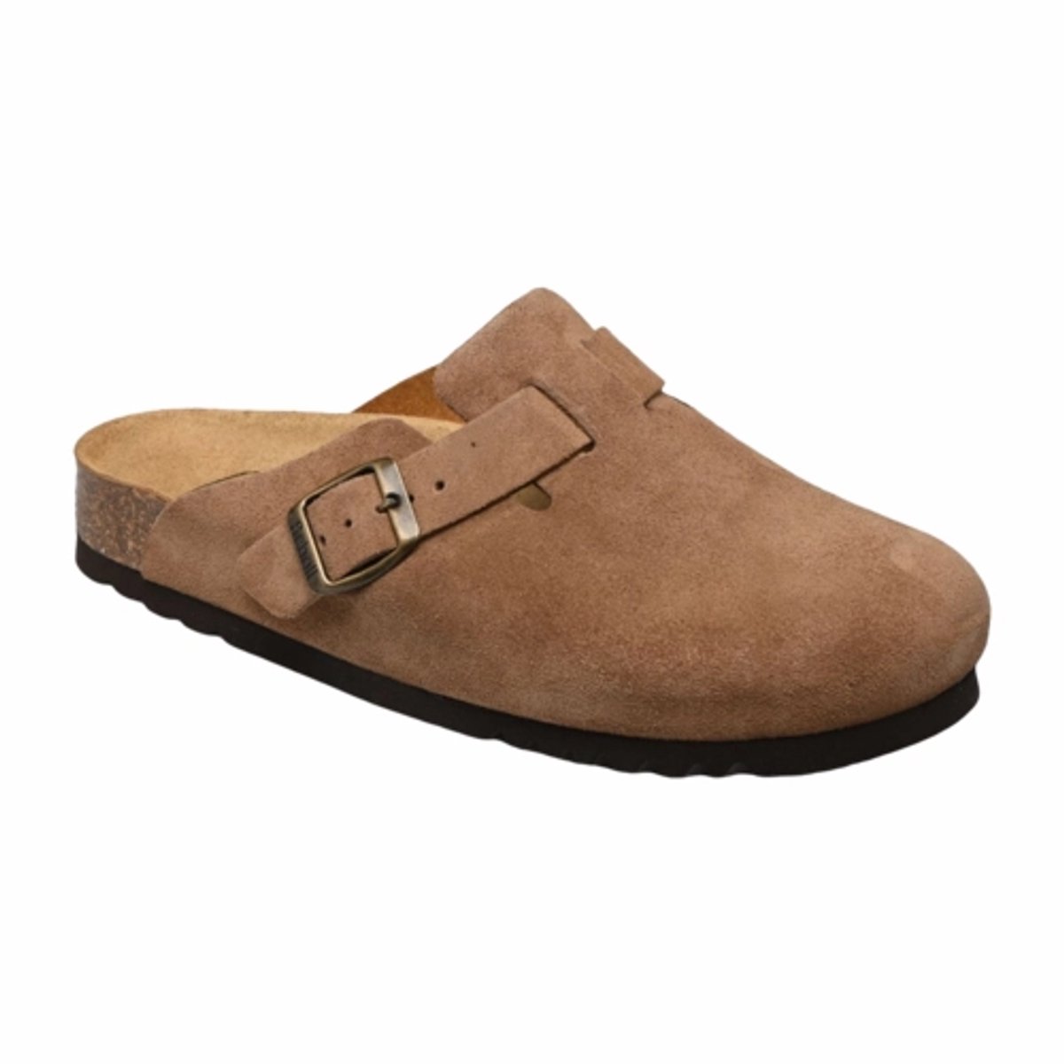Scholl Klomp Women Leather Fae Light Brown