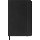 Agenda Moleskine Weekly Planner 2025-2026 - 18 Mois, Format XL 19x25cm, Couverture Souple Noire