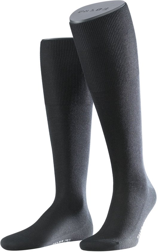 FALKE Men's No. 6 Merino Wool & Silk Socks - Luxury Dress Socks For Formal Wear