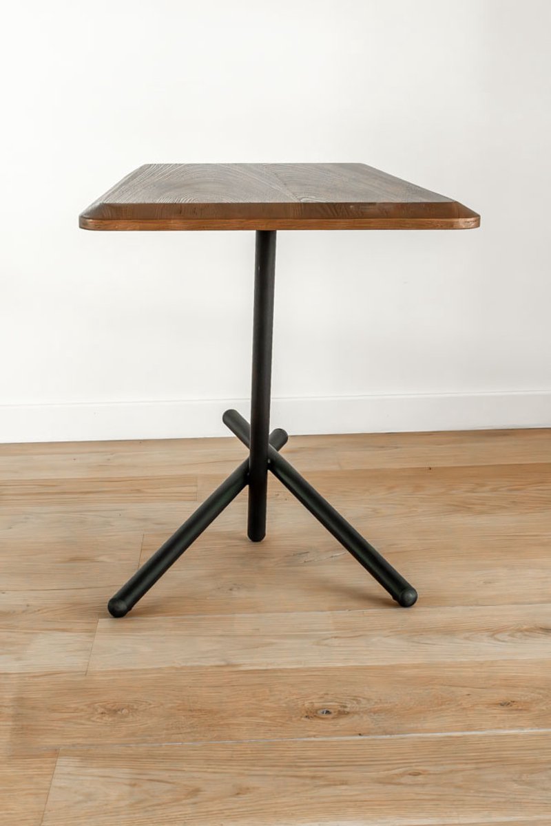VLHOME Hoge kwaliteit Walnoot houten bijzettafel 54 x40x 51H