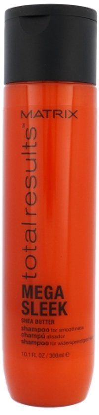 Matrix Total Results Mega Sleek shampooing lissant, bouteille orange, 300ml.