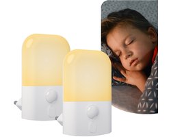Latium Nachtlampje met Bewegingssensor - 2 stuks - Geschikt voor Baby's, Kinderen en Volwassenen