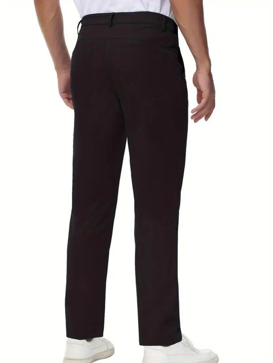 Bovista Golfbroek Heren - Golfkleding - Golfen - Golf Accessoires - Nette Pantalon - Zwart M - Maat 48 van Bovista — afbeelding 5