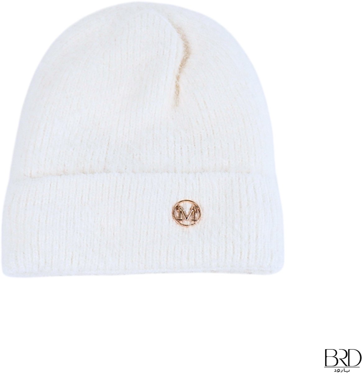 BRD Winter® | Witte Wollen Muts | Elegante Dames Wintermuts wit